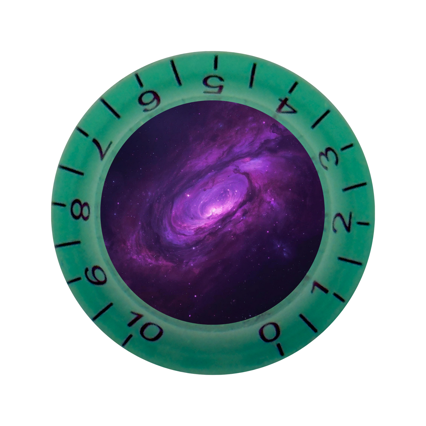 Custom Strums™ Purple Galaxy Bell-Style Knob (Single)