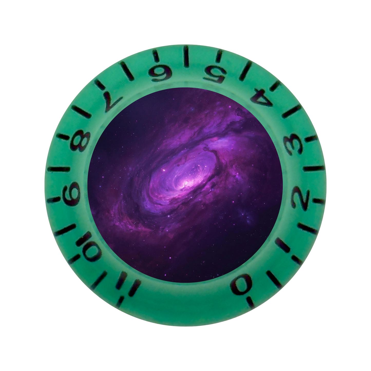 Custom Strums™ Purple Galaxy Bell-Style Knob (Single)