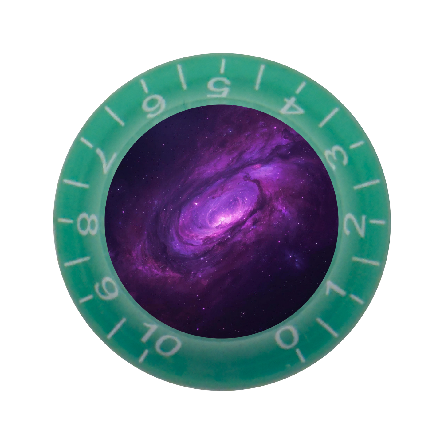 Custom Strums™ Purple Galaxy Bell-Style Knob (Single)