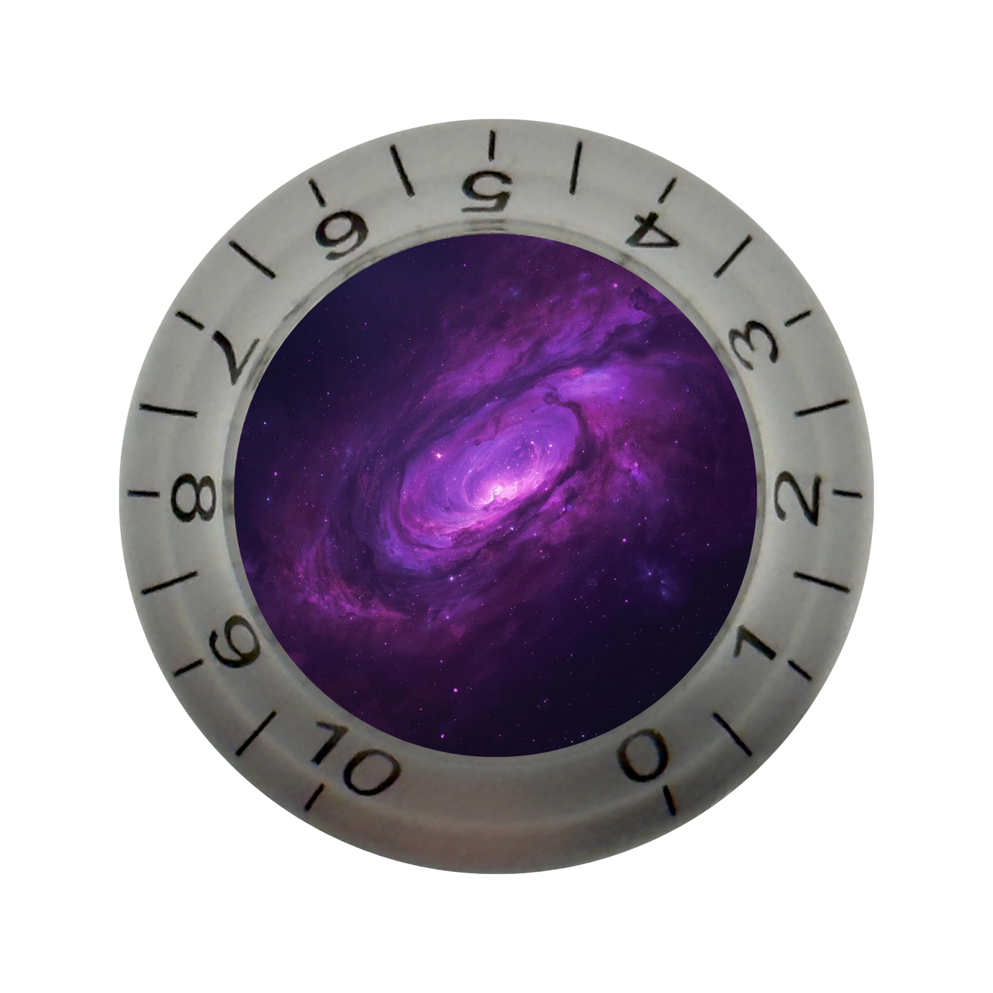 Custom Strums™ Purple Galaxy Bell-Style Knob (Single)