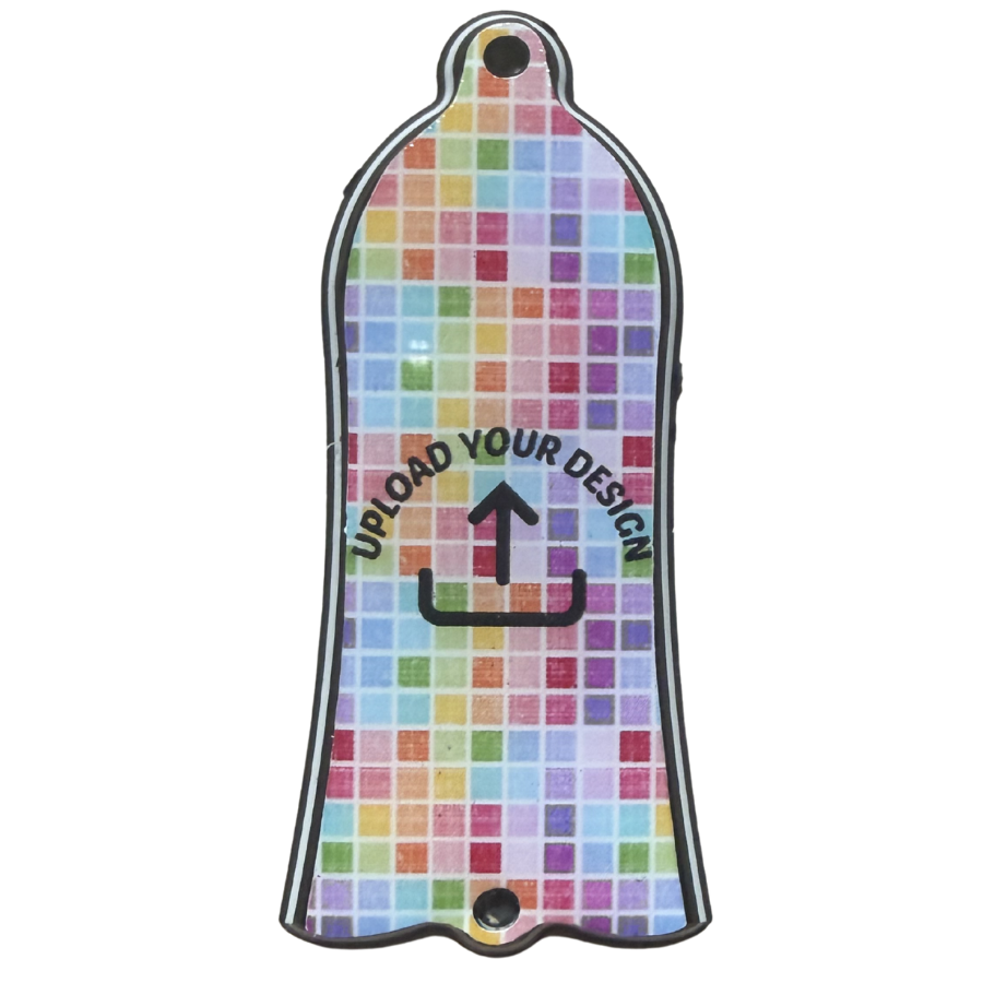 2 Hole Les Paul Truss Rod Cover | Personalized Full Color Guitar Cover