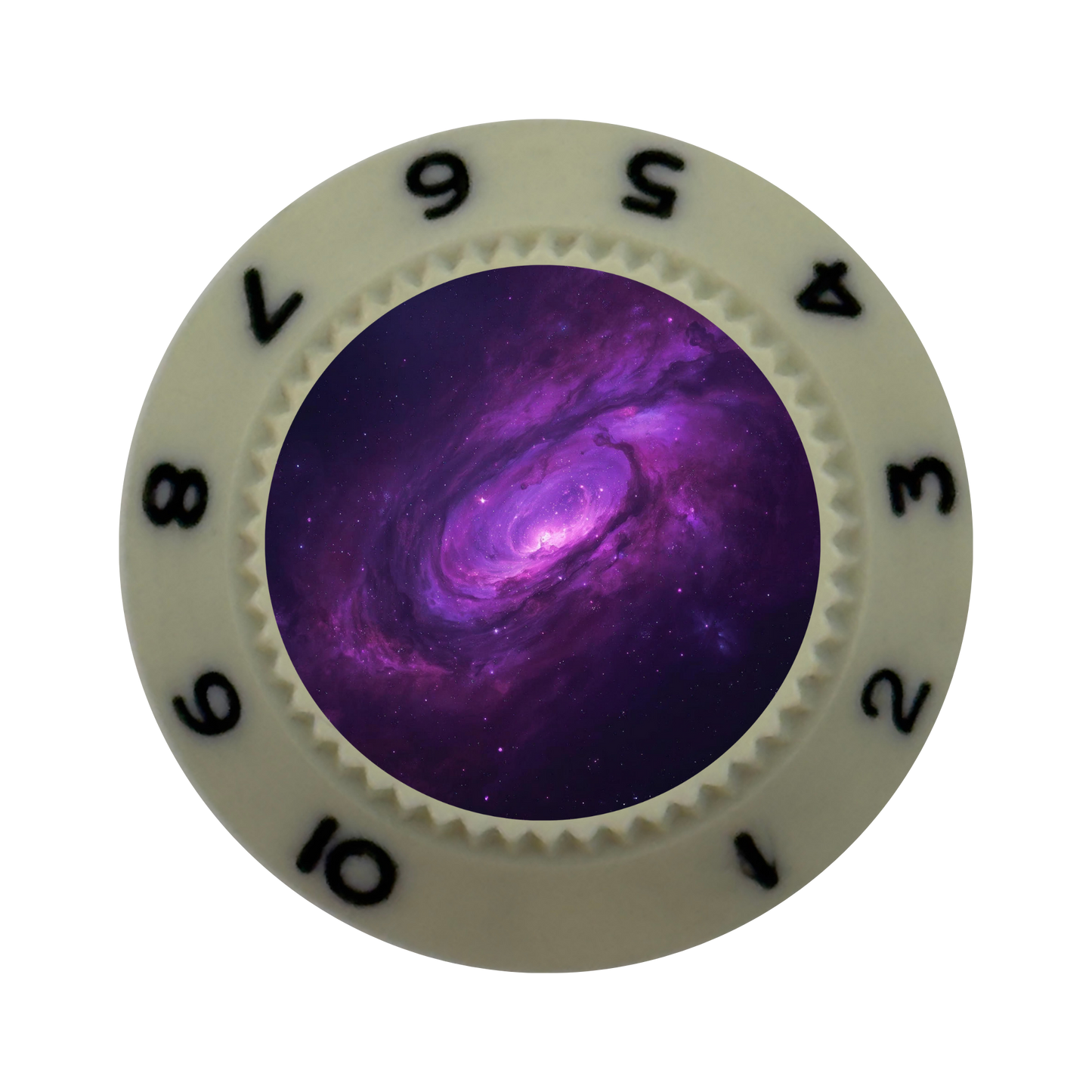 Custom Strums™ Purple Galaxy Strat-Style Knob (Single)