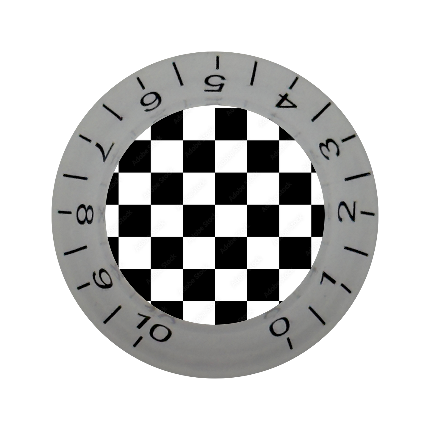 Custom Strums™ Checkerboard Bell-Style Knob (Single)