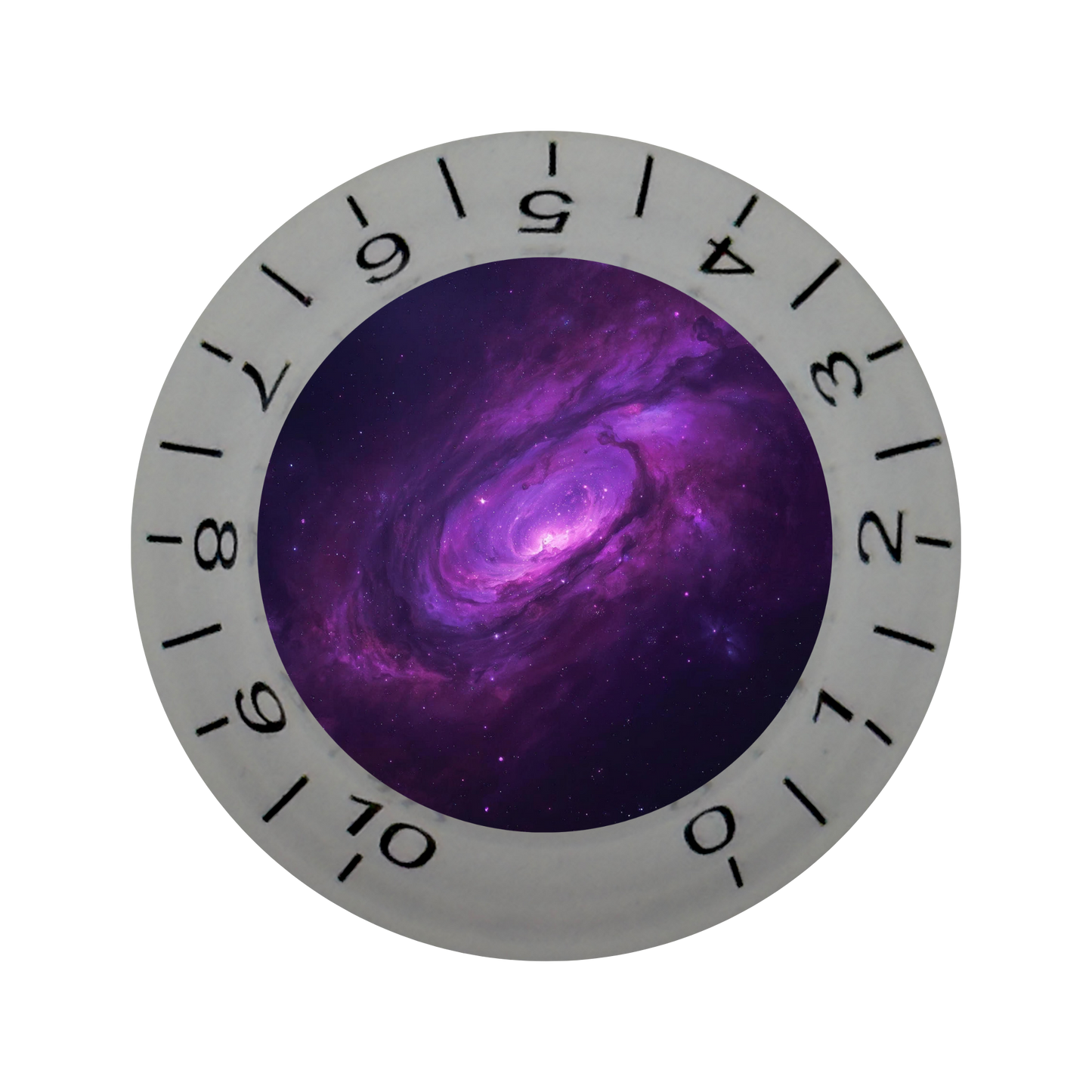 Custom Strums™ Purple Galaxy Bell-Style Knob (Single)