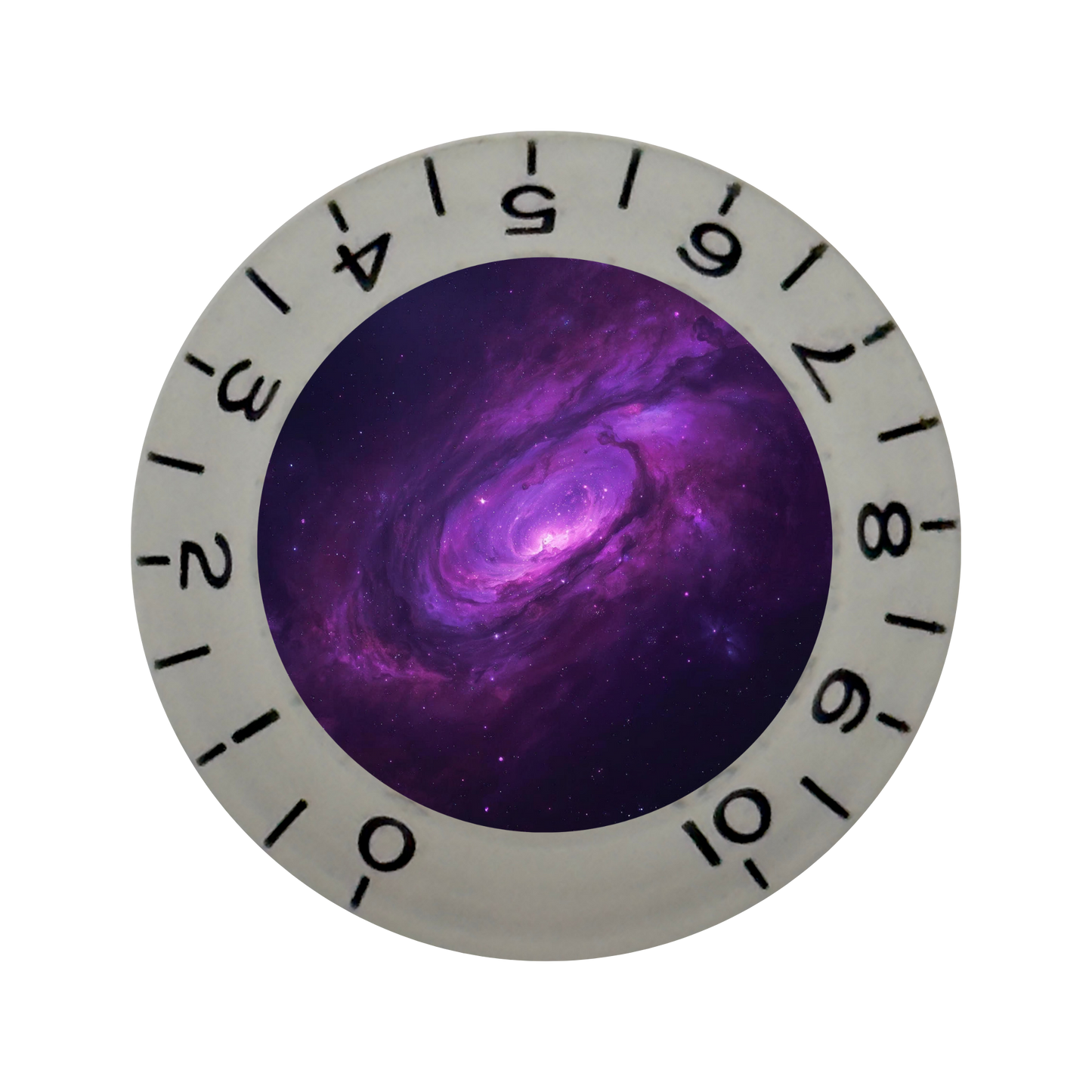 Custom Strums™ Purple Galaxy Bell-Style Knob (Single)