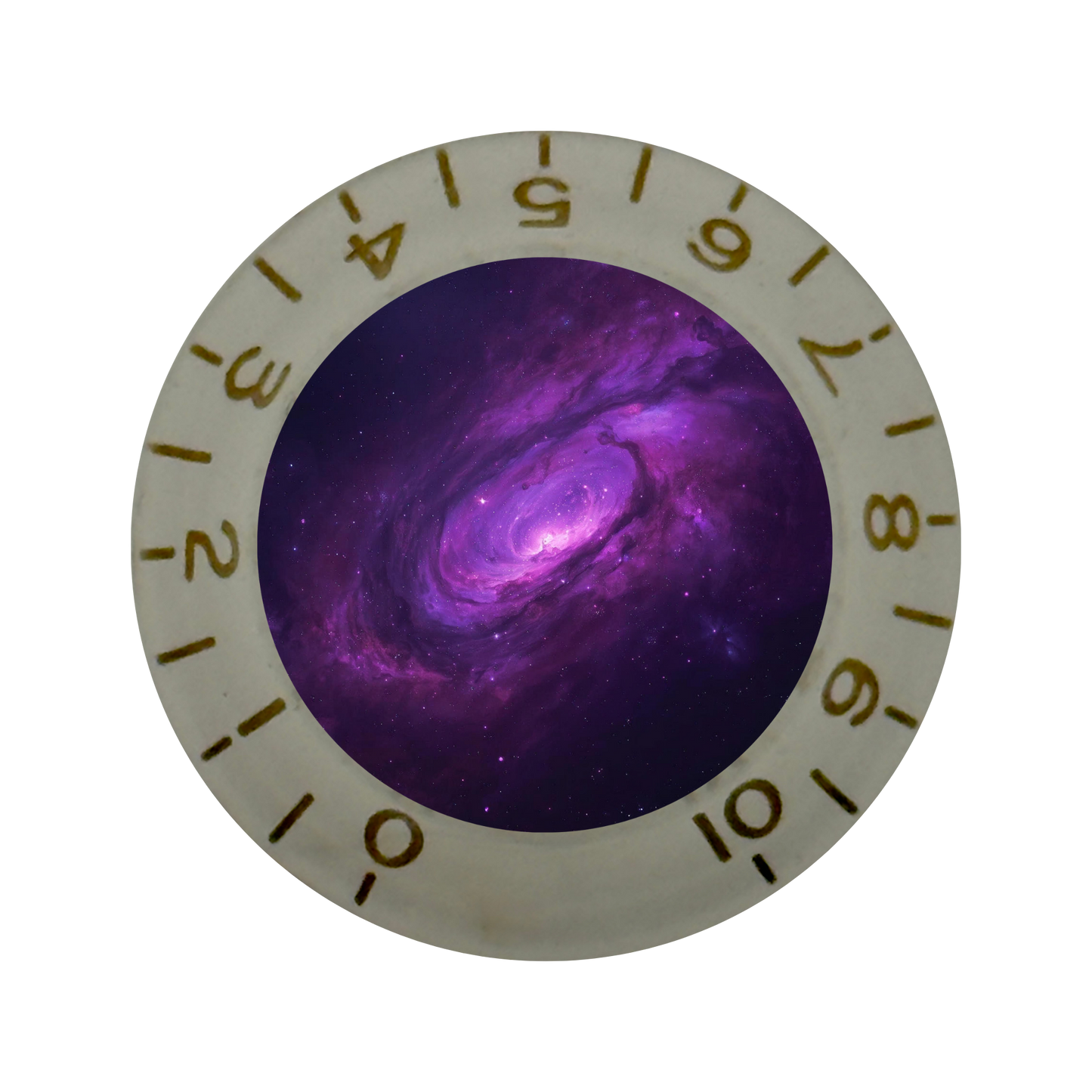 Custom Strums™ Purple Galaxy Bell-Style Knob (Single)