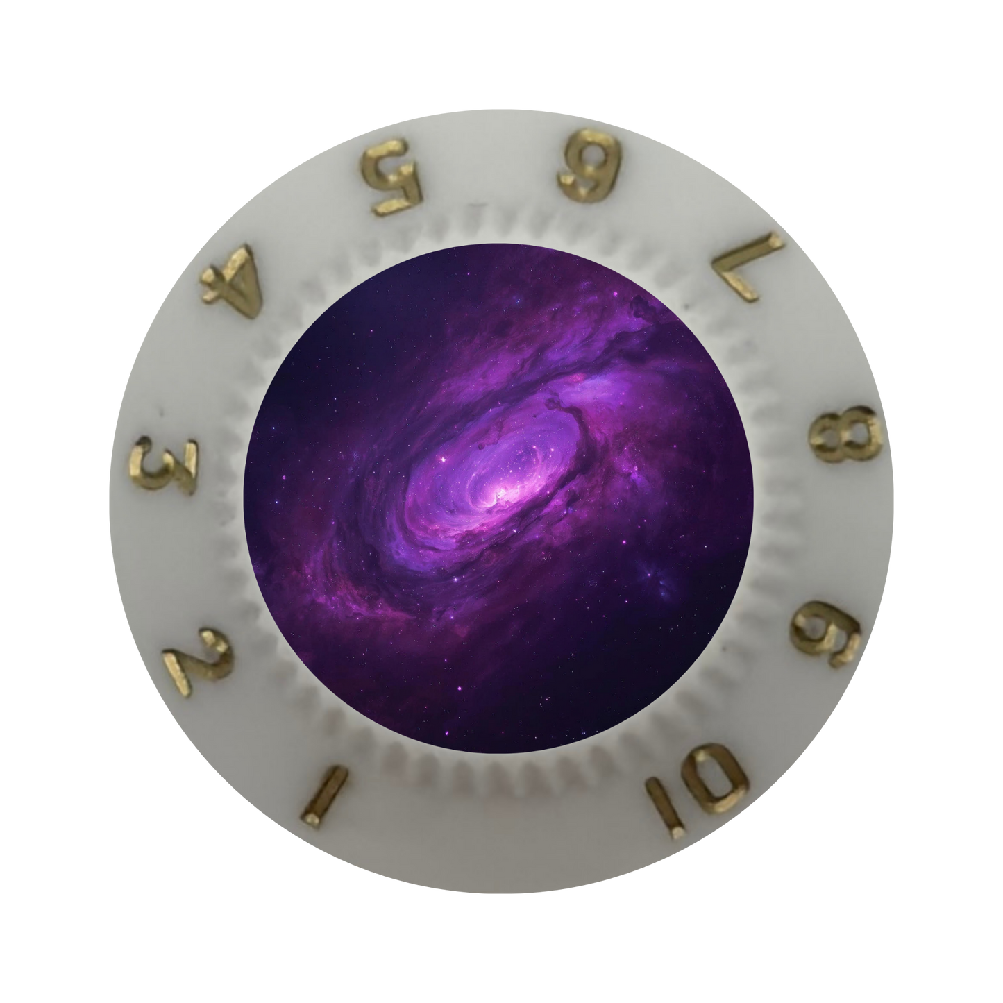 Custom Strums™ Purple Galaxy Strat-Style Knob (Single)