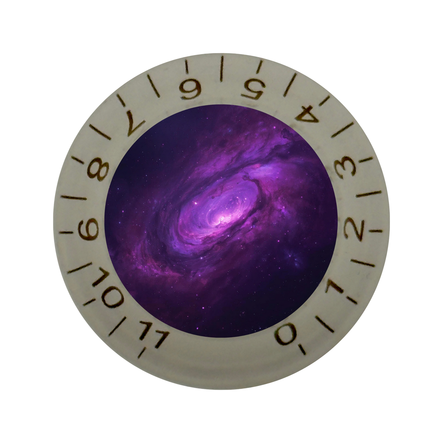 Custom Strums™ Purple Galaxy Bell-Style Knob (Single)
