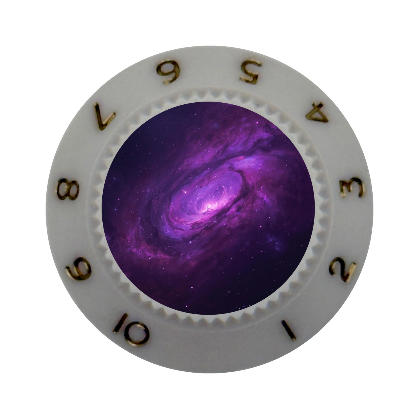 Custom Strums™ Purple Galaxy Strat-Style Knob (Single)