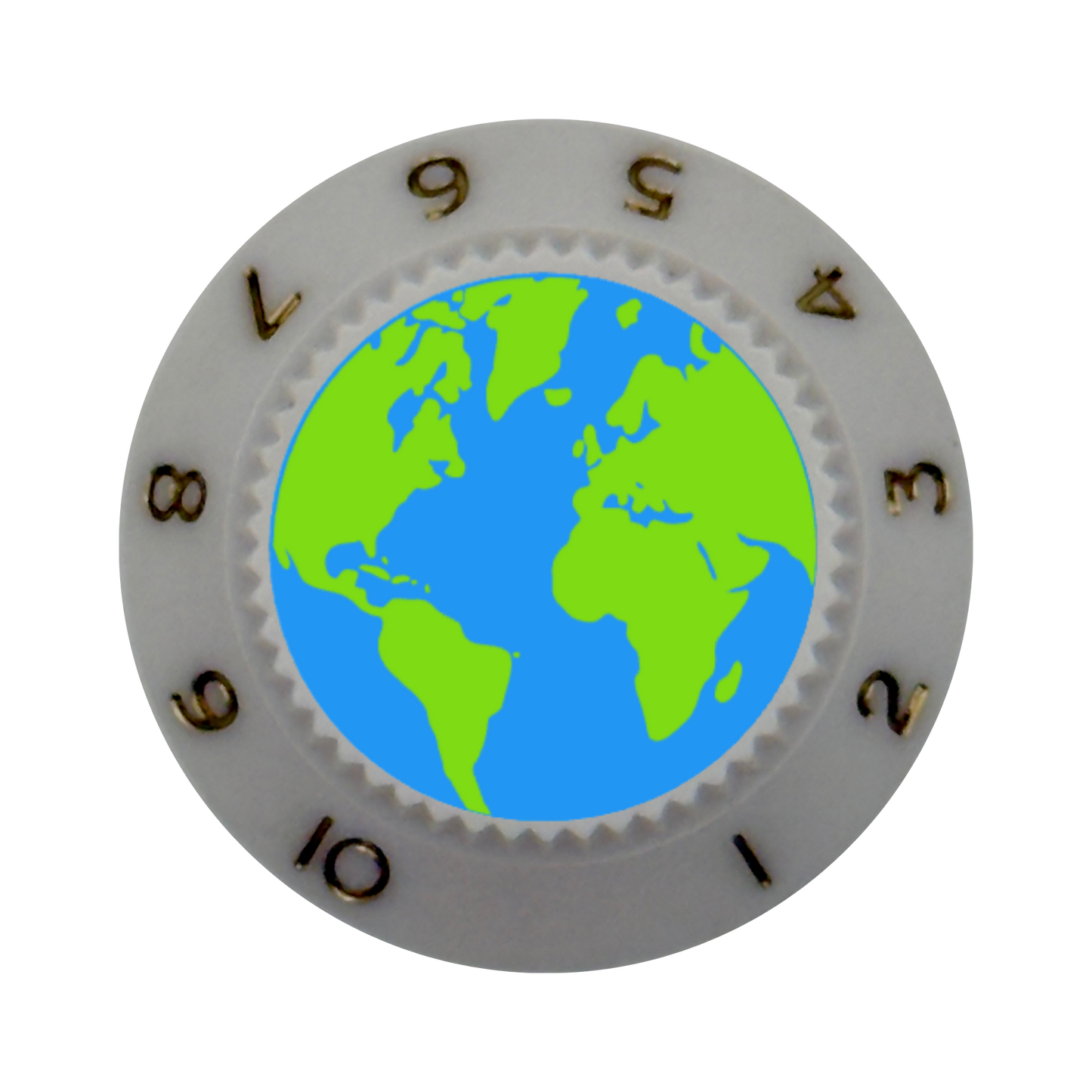 Custom Strums™ Earth Strat-Style Knob (Single)