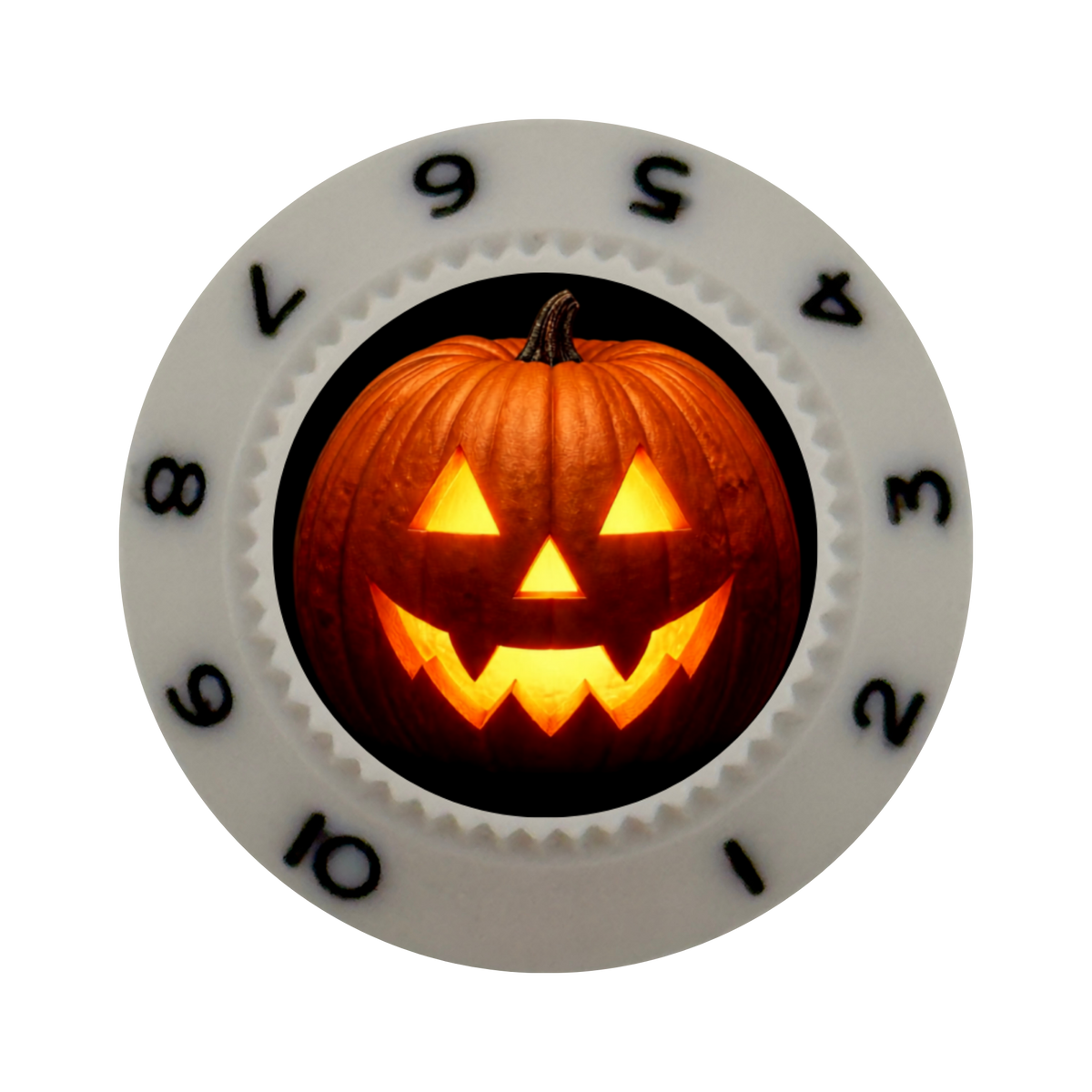 Custom Strums® Jack-o’-Lantern Strat-Style Knob (Single)
