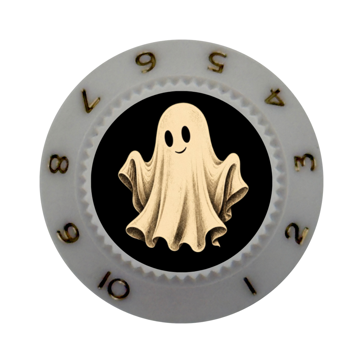 Custom Strums® Vintage Ghost Strat-Style Knob (Single)