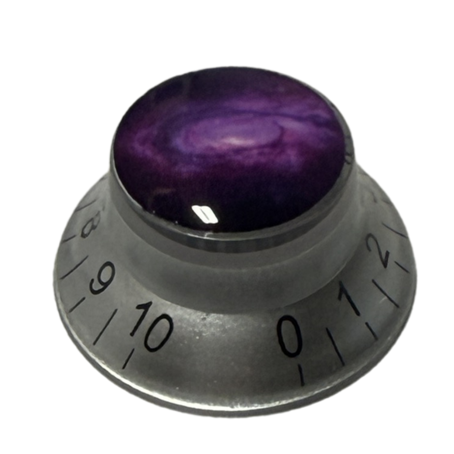 Custom Strums™ Purple Galaxy Bell-Style Knob (Single)