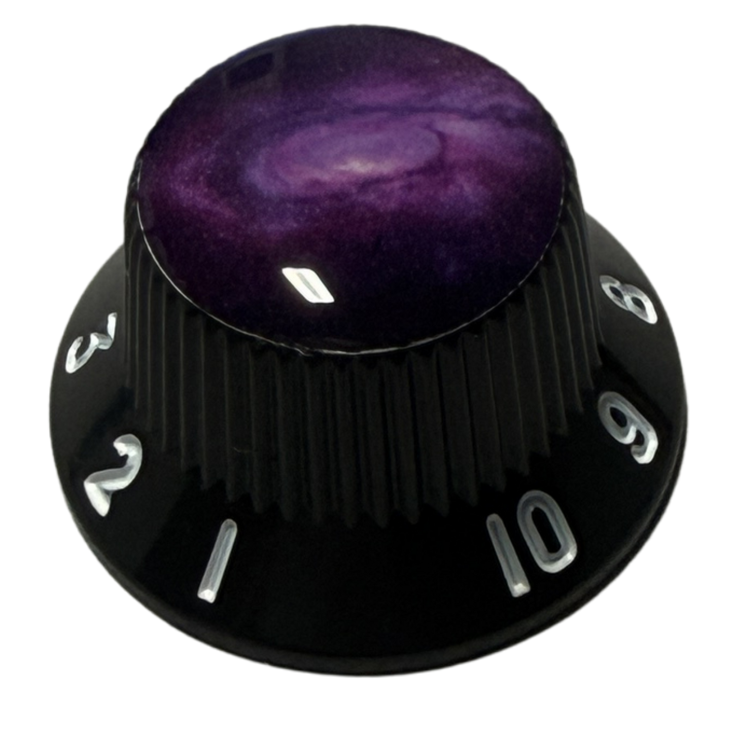 Custom Strums™ Purple Galaxy Strat-Style Knob (Single)