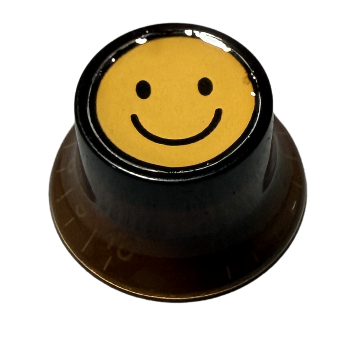 Custom Strums™ Smiley Face Top Hat-Style Knob (Single)